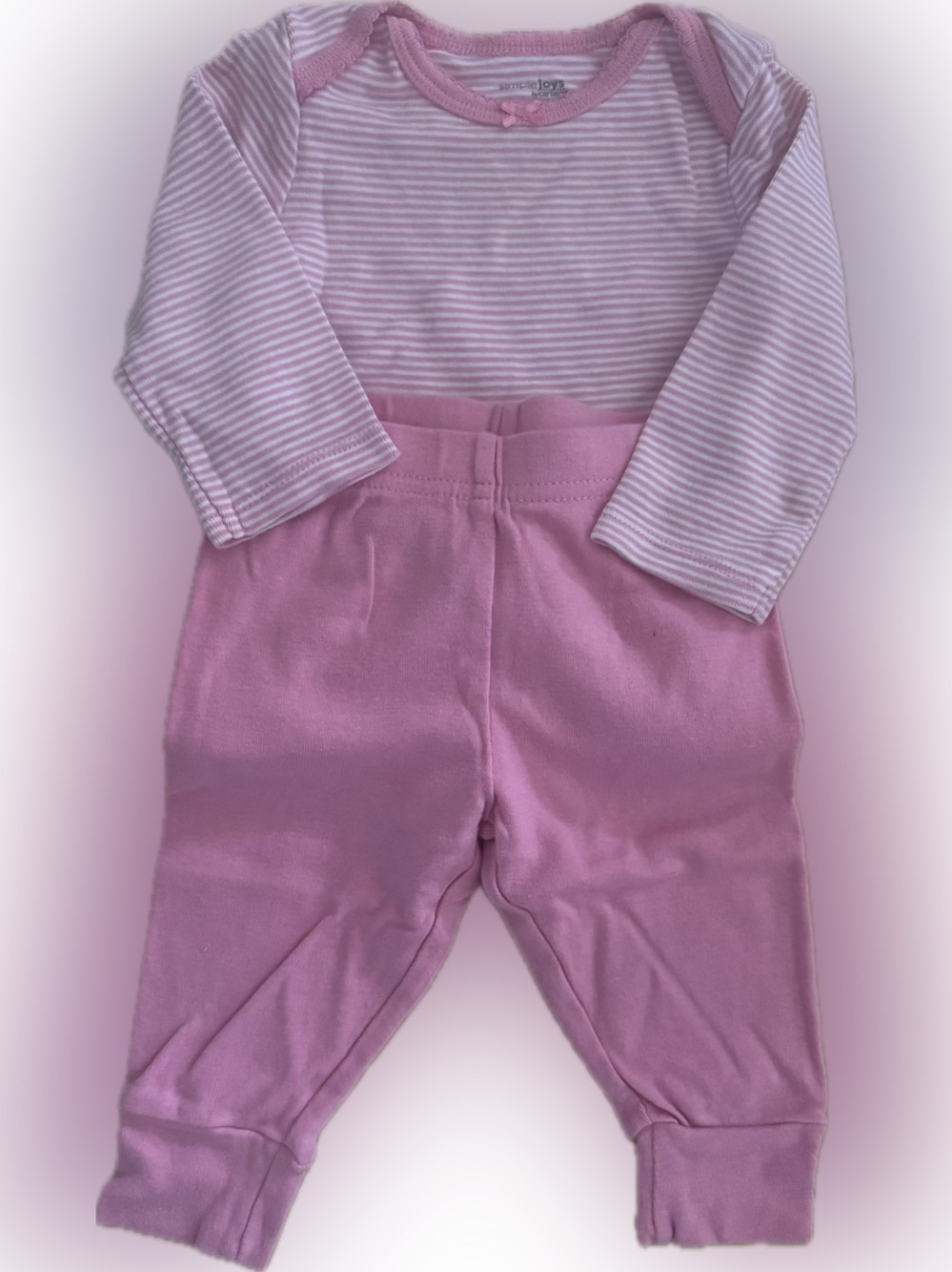 Simple Pink Baby Girls' Pull-On Joggers